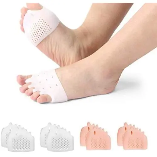 (8PCS) Ball of Foot Cushions, Metatarsal Pads/Cushion,Bunion Corrector,Forefoot Cushions Best for Metatarsal Pain & Diabetic Feet,Bunion/Forefoot Pain Relief - for Men & Women.