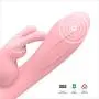 Hommoo Female Vibrant Adult Toys Soft Silicone Waterproof Rabbit Vibrartor-?ìld`? for Women