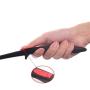 HUShjsd Silicone Kitchenware 3 Piece Set, Non-stick Cooking Spatula, Household Soup Spoon Shovel Set Kitchen High Temperature Fried Shovel Kitchen Utensils,Black, Red (Color : Black)