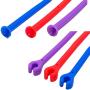 Kitchenware Four Silicone Wine Cup Stand Cup Fixers For Dishwasher Kitchen supplies (Color : Blue)