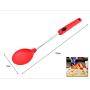 Silicone kitchenware set of 6 non-stick kitchen tools cooking silicone shovel spoon silicone kitchenware set(RED)