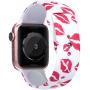 EXCHAR Compatible with Apple Watch Band 40mm 38mm 44mm 42mm Fadeless Pattern Printed Floral Bands Silicone Replacement Band for iWatch Series 5 Series 4/3/2/1 for Women Men