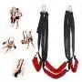 Silicone Toy Swivél ?wíng Set Indoor Hanging Ceiling Swing Set with Steel Triangle Frame and Spring Support 360 Degree Spinning with Adjustable Straps for Adult Tight Design