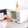 baohuqusihanjin Silica Gel Oil Brush High Temperature Resistance Kitchen Barbecue Brush Orange White Portable