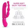 Lcf 2 in 1 Body Massager Triple Pleasure Medical Silicone Assist Toy for Women