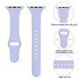 Zekapu Sport Band Compatible for Apple Watch 38mm 42mm 40mm 44mm, Soft Silicone Narrow Slim Sport Replacement Wristband for iWatch Series 5, Series 4, Series 3, Series 2, Series 1 Women