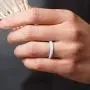 ThunderFit Womens Thin and Stackable 4 Pack Silicone Rings Wedding Bands 2.5mm Width - 2mm Thick