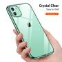 TORRAS Crystal Clear iPhone 11 Case, [Anti-Yellow] Soft Silicone TPU Thin Cover Slim Phone Case for iPhone 11 6.1 inch 2019, Green