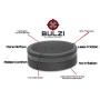 BULZi Wedding Bands, Massaging Comfort Fit Premium Silicone Ring with Airflow, Men’s and Women’s Rings, Breathable Flexible Work Safety Design