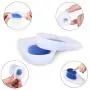 Silicone Gel Heel Cups for Heel Pain - Heel Protectors Shoe Inserts Women for Plantar Fasciitis, Sore Heel Pain, Bone Spur and Achilles Pain - Heel Pads and Heel Cushions Support 3 Pairs (Small)