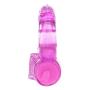 LiChain 20 Vibrating Cock Ring, Silicone Penis Ring Vibrator with Clitoral Stimulator, Cockring Set Pleasure Ring Male Sex Toys (Pink)