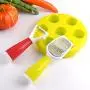 8Pcs/Set Fruits Vegetables Tableware Kitchenware Heat Resistant Silicone Stainless Steel Dinner Kitchen Dining Bar Cooking Tools,8Pcs Kitchenware Set