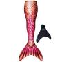 Fin Fun Mermaid Tails for Swimming with Monofin - Kids and Adult Sizes - Limited Edition