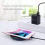 Quick Charge 3.0 Wall Charger, OKRAY 2 Pack 18W Fast Charging USB Wall Charger Power Adapter USB Plug Compatible 10W Wireless Charger, iPad Pro, Tablets, iPhone, Samsung Galaxy, LG, HTC (Black Black)