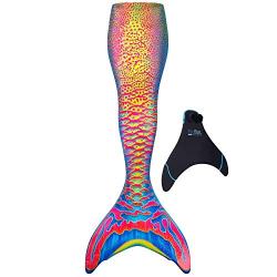 Fin Fun Mermaid Tails for Swimming with Monofin - Kids and Adult Sizes - Limited Edition