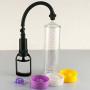 LYOU Male Penis Pump Strong Suction Vacuum Chamber Enhancement Enlargement with Silicone Sleeve Seal Sex Toy with Free Penis Cock Ring