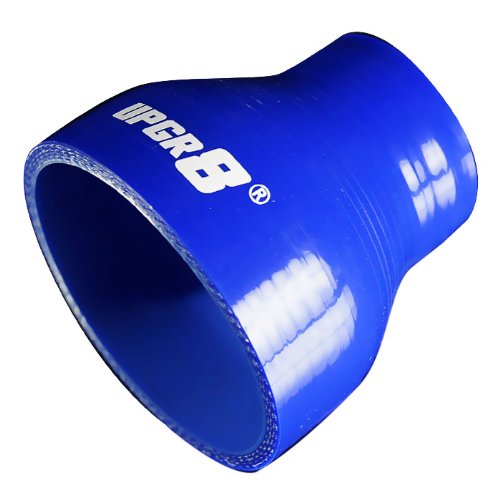 Upgr8 Universal 4-Ply High Performance Straight Reducer Coupler Silicone Hose (1.75&quot(45MM) to 3.0&quot(76MM), Blue)