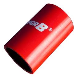 Upgr8 Universal 4-Ply High Performance Straight Coupler Silicone Hose 76mm Length (1.5"(38MM), Red)