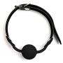 HuntGold Fetish Erotic Silicone Mouth Gag Ball Leather Bondage Restraint Strap Sex Toy Black
