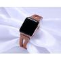 Haveda Leather Bands Compatible for Apple Watch 40mm 38mm 44mm 42mm, iWatch Series 5, Series4, Series 3/2/1, Women Printed Apple Watch 38mm Band Slim Feminine Breathable Floral Wristband