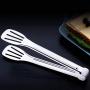 Kitchen Shovel - 24cm Stainless Steel Tongs Bread Food Clip Barbecue Tong Pizza Steak Home Utensils - Home Steel Shovel Metal Stainless Serving Cooking Accessory Ladle Cook Turner Kitchenware Sp