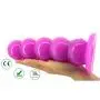 Fully Silicone Waterproof Anall Beads Pleasing Toys XL Dilatador Anaels Plug for Men Women Massaging Wand (Color : Purple)