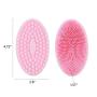 1 Pack Green Soft Exfoliating Silicone Body Scrubber, Easy to Clean