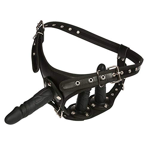 Ultra Harness Strap with 3 Silicone Plug Toy