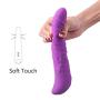 Multispeed 9 Modes Rea.listic -D?`ld.?s Dol‘l’ Massager Vibrator Toys-100% Safe Silicone Wand USB Rechargeable whyszygd (Color : Purple)