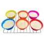 Silicone Baking Cups, Jumbo Cupcake Liners Large 3.54 inch Resusable Muffin Cups Non-stick Muffin Liners Cupcake Baking Cups Stand Alone Cupcake Holder, 12Packs in 6 Rainbow Colors