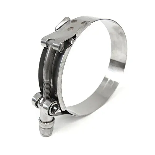 HPS (SSTC-57-65) 57mm - 65mm Stainless Steel T-Bolt Hose Clamp