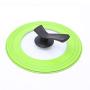 Vertical Hot Pot Pot Lid Round Tempered Glass Transparent Pot Cover Non-stick Pot Special Kitchenware Accessories, Food Contact Silicone, Suitable For Frying Pans, Frying Pans, Soup Pots, Etc. (20-28c