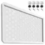 ONE PIX License Plate Frame Silicone License Plate Covers Holders Rust-Proof/Rattle-Proof/Weather-Proof for Car License Plate - White