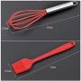 Silicone Kitchenware Set Food Clip Spatula Oil Brush Egg Beater Scraper Butter Spatula Kitchen Supplies
