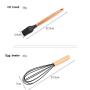 HUShjsd Kitchenware Set Of 11, Household Spatula Tool Silicone Wooden Handle Kitchen Set Kitchen Non-stick Pan，spatulas Silicone Heat Resistant