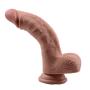 MLSice Double Layered Realistic Dildo, Silicone Penis with Strong Suction Cup Cock Dong Anal Sex Toys for Women Masturbation 7.87 Inch