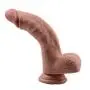 MLSice Double Layered Realistic Dildo, Silicone Penis with Strong Suction Cup Cock Dong Anal Sex Toys for Women Masturbation 7.87 Inch