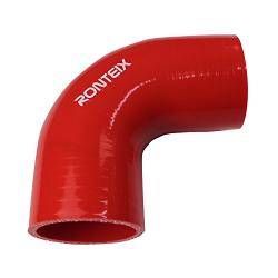 Ronteix Universal 4-Ply High Performance ID 2 Inch 90 Degree Elbow Coupler Silicone Hose (2(51MM), RED)