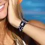 Kaome Floral Bands Compatible with Apple Watch 38mm 40mm 42mm 44mm, Soft Silicone Fadeless Pattern Printed Replacement Strap Bands for Women, Compatible with iWatch Series 5/4/3/2/1, S/M M/L