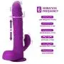 G Spot Rabbit Vibrator Adult Sex Toys for Clitoris Stimulation, OHYER Waterproof Dildo Vibrator Clit Stimulator with 6 Vibration Thrusting Modes & Power Suction Cup for Couples and Women