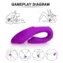 Remote Vibration Powerful Vibrating Egg Vibrant Toy Massage,9-Frequency Remote Vibration Vibrate Silicone Ball with USB Rechargeable Massage for Muscle Relax