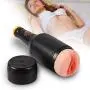 Cym Reǎlistic TPE Silicone Male Toys 3D Super Reǎl Hand Feeling Men A-d-u-l-t Toys Awesome (Beer Bottle Shape)