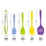 Silicone Kitchenware Utensil Set Silicone Cooking Utensils，Non-Stick & Heat Resistant for Cooking,Baking and Heat Resistant 230 Celsius