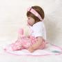 ENA Reborn Baby Doll Realistic Silicone Vinyl Baby 21 inch Weighted Soft Body Lifelike Doll Gift Set for Ages 3+