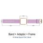 Simpeak for Fitbit Blaze Bands with Frame, Silicone Replacement Band Strap with Frame Case for Fit bit Blaze Smart Fitness Watch, Small/Large