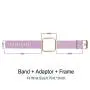 Simpeak for Fitbit Blaze Bands with Frame, Silicone Replacement Band Strap with Frame Case for Fit bit Blaze Smart Fitness Watch, Small/Large
