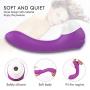 2 in 1 Multi-Functional Electric Wand Massager 9 Levels Silicone Portable Waterproof Sucking Vibration Relaxing Toy