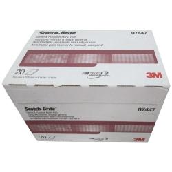 3M 07447 Scotch-Brite Maroon General Purpose Hand Pad,20 Pack