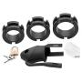 Master Series Sado Shadow Locking Silicone Male Chastity Device