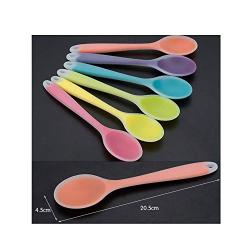 FAT BIG CAT Home Use Mini Silicone Spoon Colorful Heat Resistant Spoons Kitchenware Cooking Tools Utensil Random Color TB Sale